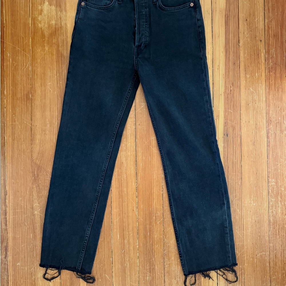 Re/Done Black Denim Jeans